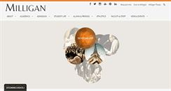 Desktop Screenshot of milligan.edu